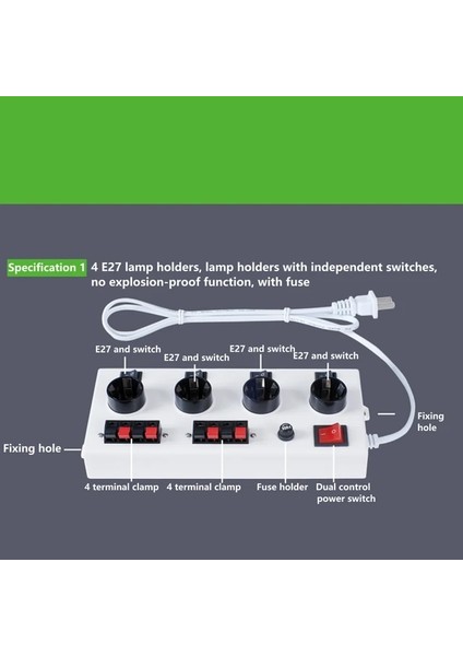 Bir Ab Tak Hızlı Elektrik Güç Gerilimi Güç Ampul Test Cihazı E27 B22 E14 Patlamaya Dayanıklı Lamba LED Lamba Ampul Test Cihazı Işık Gerilimi (Yurt Dışından)