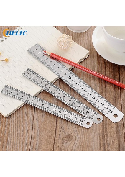 6in 1 Adet Dikiş Ayak Dikiş 6IN/8IN/12IN Uzunluk Paslanmaz Çelik Metal Düz Cetvel Cetvel Aracı Hassas Çift Taraflı Ölçme Aracı (Yurt Dışından) fiyatları