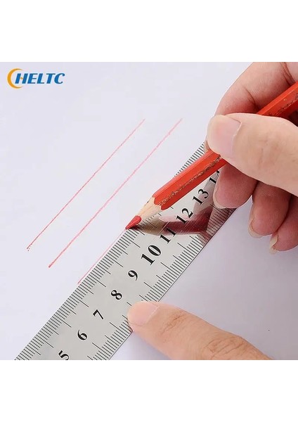 6in 1 Adet Dikiş Ayak Dikiş 6IN/8IN/12IN Uzunluk Paslanmaz Çelik Metal Düz Cetvel Cetvel Aracı Hassas Çift Taraflı Ölçme Aracı (Yurt Dışından) fırsatları