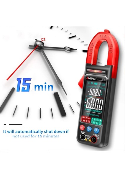 ST211 Siyah ST211/ST212 Dijital Pens Metre Multimetre Dc/ac Akım 6000 Sayım 400A Amp Büyük Renkli Ekran Gerilim Test Cihazı Araba Hz Ncv Ohm (Yurt Dışından) modelleri