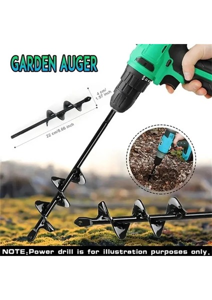 4X45 cm 8 Boyutları Ekici Bahçe Burgu Spiral Matkap Ucu Dikim Delik Kazıcı Matkap Ucu Yard Bahçe Dikim Delik Kazıcı Aracı (Yurt Dışından) fiyatları