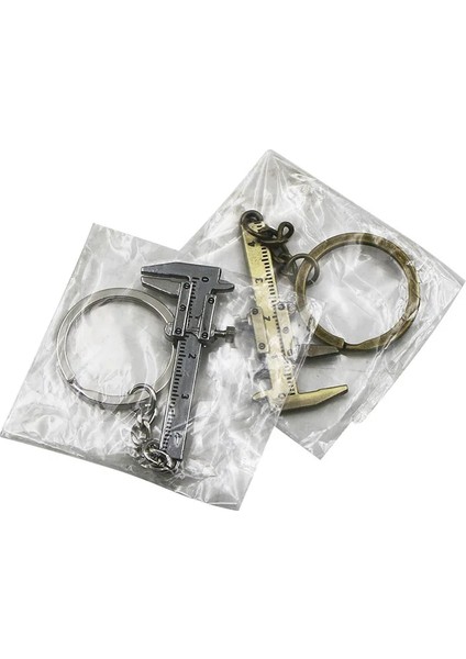 Kural Taşınabilir Mini Kumpas Araçları Anahtarlık Alaşım Sürmeli Kumpas Anahtarlık Süsler Cetveller Kumpaslar Ölçme Ölçme Araçları 0-40MM (Yurt Dışından) indirimleri