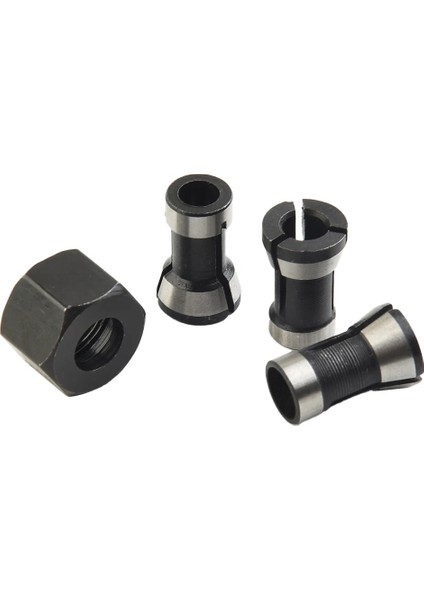 4 Adet/takım 1/4 "6mm 6.35MM 8mm Giyotin Collet Chuck Yönlendirici Bit Shank Adaptörü Gravür Kırpma Makinesi Chuck Dönüşüm (Yurt Dışından)