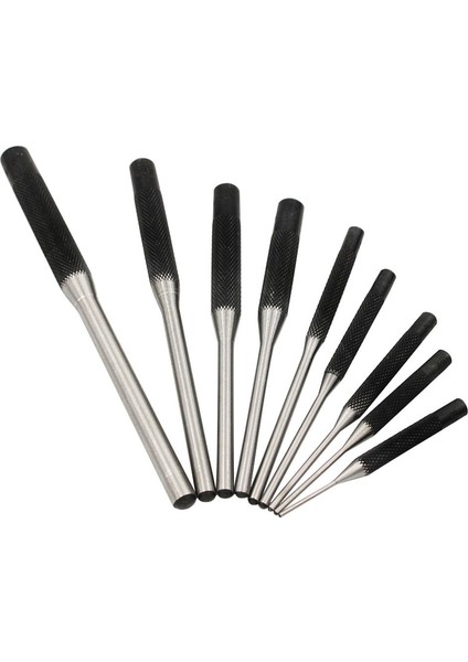 Diğer 9 Adet Çelik Çok Boyutlu Yuvarlak Kafa Pimleri Punch Seti Kavrama Rulo Pimleri Punch Tool Kit Profesyonel Hollow End Starter Punch Keski (Yurt Dışından)