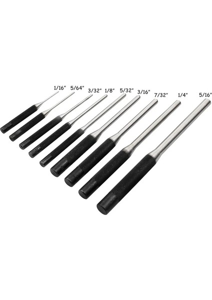 Diğer 9 Adet Çelik Çok Boyutlu Yuvarlak Kafa Pimleri Punch Seti Kavrama Rulo Pimleri Punch Tool Kit Profesyonel Hollow End Starter Punch Keski (Yurt Dışından) fiyatları