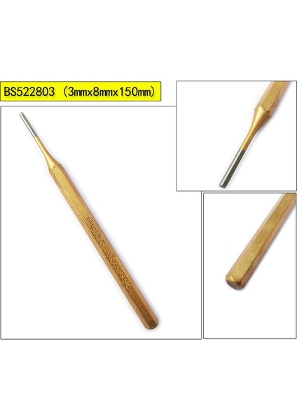 4X10X150MM Bosı 1pc Merkezi Yumruk Soğuk Keski Katı Pim Delme (Yurt Dışından)