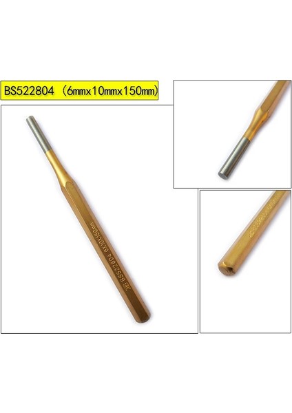 4X10X150MM Bosı 1pc Merkezi Yumruk Soğuk Keski Katı Pim Delme (Yurt Dışından)