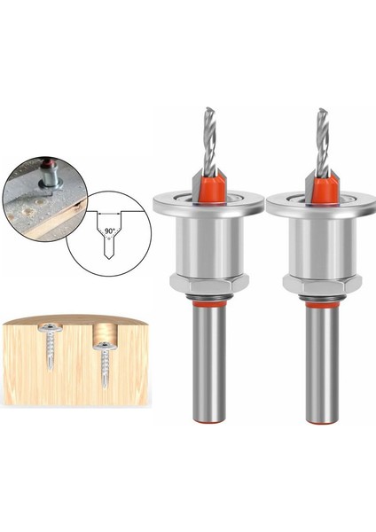 8X2.8X8MM 8mm Shank Hss Havşa Ağaç Işleme Yönlendirici Bit Freze Kesicisi Vida Extractor Remon Yıkım Ahşap Delme Çekirdek Matkap Uçları (Yurt Dışından) fırsatları