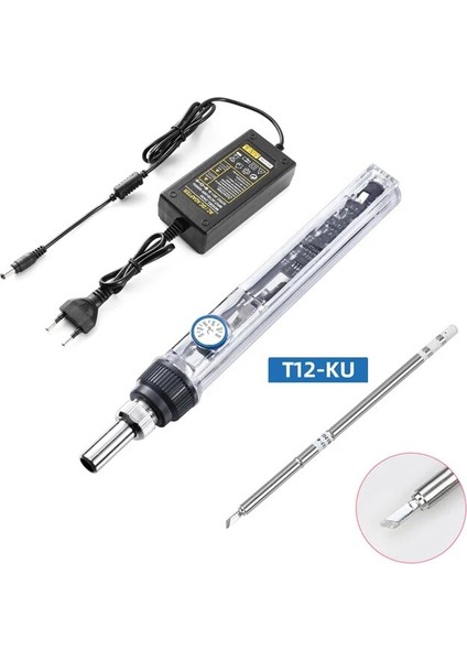 B2 Güç Kiti DC12-24V 72W Ayarlanabilir Sıcaklık Lehimleme Aracı T12 Havya Taşınabilir Bga Rework Istasyonu Mini Elektrikli Havya (Yurt Dışından) modelleri