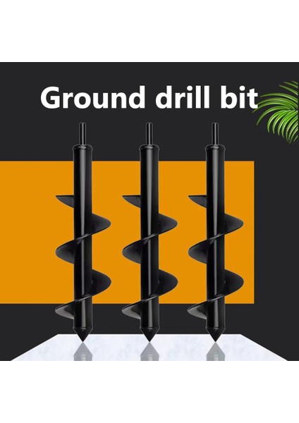 8X60 Yüksek Kaliteli Toprak Burgu Matkap Ucu Bahçe Burgu Spiral Bit Çiçek Dikim Delik Kazıcı Zemin Burgu Yard Bahçe Dikim Aracı (Yurt Dışından)