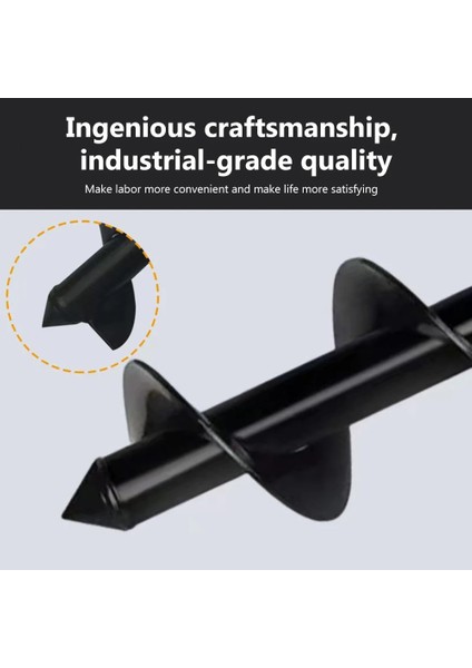 8X60 Yüksek Kaliteli Toprak Burgu Matkap Ucu Bahçe Burgu Spiral Bit Çiçek Dikim Delik Kazıcı Zemin Burgu Yard Bahçe Dikim Aracı (Yurt Dışından)