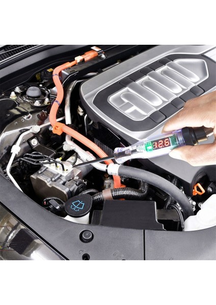 Yaylı Tel Dc 6V 12V 24V Gerilim Elektrik Devre Test Cihazı Dijital Ekran Uzun Prob Kalem Ampul Otomobil Teşhis Araçları Oto Tamir (Yurt Dışından) fiyatları