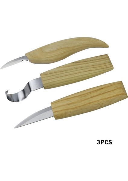 3 Adet 2/3/5 Adet Keski Ağaç Işleme Kaşığı Oyma Bıçağı Gravür Dıy El Ahşap Oyma Araçları Soyma Ahşap Oyma Kesici Heykel (Yurt Dışından)