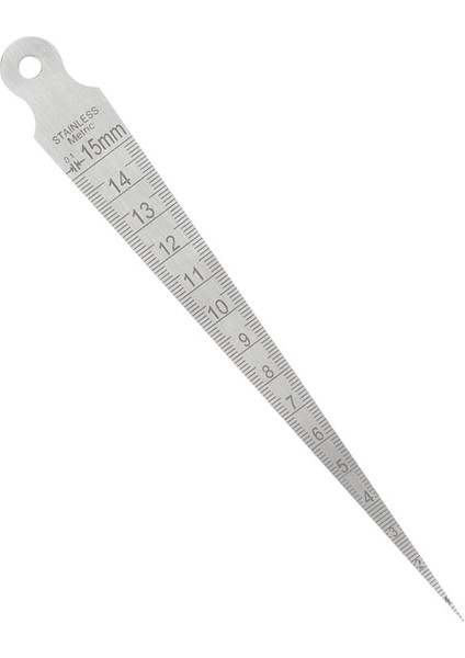 Stil 1 0-15MM Konik Ölçer Paslanmaz Çelik Metrik Kama Feeler Cetvel Cep Delik Muayene Kaynak El Aleti Aksesuarları (Yurt Dışından) fiyatları