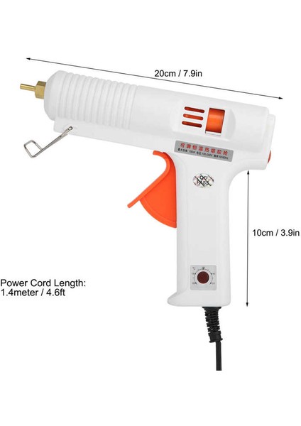 Gri 150 W Hl-F Sıcak Tutkal Tabancası Ayarlanabilir Sabit Sıcaklık 10.8-11.5mm AC100-240V Ev Dıy Güç Aracı (Yurt Dışından) fiyatları