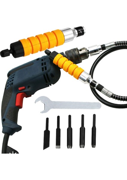 1 Takım Ahşap Keski Oyma Aracı Seti El Aletleri Mobilya Ahşap Oyma Aracı Elektrikli Keski + 5 Oyma Ipuçları Anahtarı Esnek Esnek Mil (Yurt Dışından) indirimleri