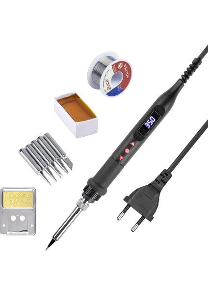 Gri 220V Ab Fiş Jcd Elektronik Havya Lehimleme Için 220V Dijital LCD Ekran Ayarlanabilir Sıcaklık Kontrolü Seramik Isıtıcı Tamir Araçları (Yurt Dışından) fiyatları