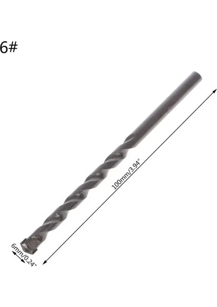 6mm Tungsten Karbür Matkap Ucu Duvarcılık Uçlu Beton Delme 4/5/6/8/10MM Güç F (Yurt Dışından)
