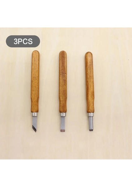 3 Adet 12 Adet/takım Ahşap Oyma Keski Araçları Ahşap Oyma Dıy Ağaç Işleme Gravür Zeytin Oyma Bıçağı El Yapımı Bıçak Aracı Set (Yurt Dışından)
