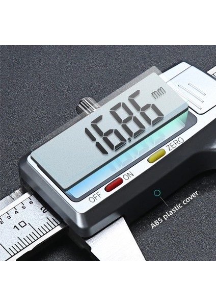 0-150MM B Paslanmaz Çelik Sürmeli Kumpas Elektronik Dijital Kumpas Yüksek Hassasiyetli 0-150MM Sürmeli Kumpas Dijital Alet Elektronik Cetvel (Yurt Dışından)