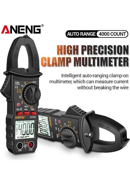 Kırmızı Aneng ST180 4000 Sayım Dijital Pens Metre Multimetre Kelepçe Multimetre Voltmetre Ampermetre Ac Dc Gerilim Ac Akım Ncv Test Cihazı (Yurt Dışından) fiyatları