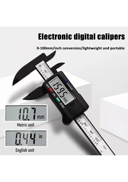 0-150MM Kutu Profesyonel Dijital Sürmeli Kumpas 0-150MM 6 Inç LCD Elektronik Karbon Fiber Altimetre Mikrometre Ölçme Evrensel Aracı (Yurt Dışından) fiyatları