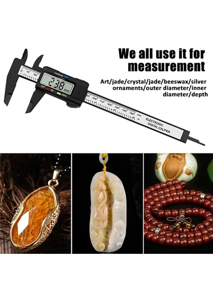 0-150MM Kutu Profesyonel Dijital Sürmeli Kumpas 0-150MM 6 Inç LCD Elektronik Karbon Fiber Altimetre Mikrometre Ölçme Evrensel Aracı (Yurt Dışından) indirimleri