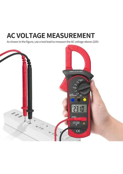 Mavi Aneng ST201 Dijital Kelepçe Multimetre Direnç Ohm Test Cihazı Ac Dc Kelepçe Ampermetre Transistör Test Cihazları Voltmetre D Kontak Lcr Metre (Yurt Dışından) indirimleri