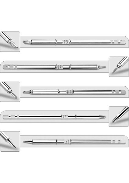 Set Başına 5 Adet T12 Serisi Havya Ipuçları Hakko Kolu LED Titreşim Anahtarı Sıcaklık Kontrol Cihazı FX951 FX-952 (Yurt Dışından) fırsatları