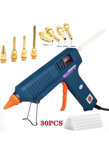 30 Adet Ab 150W Sıcak Tutkal Tabancası Ayarlanabilir Yüksek Sıcaklık Tutkal Tabancası Greft Onarım Aracı Isı Tabancası 11MM Tutkal Çubuğu Ev Dıy Endüstriyel (Yurt Dışından) fiyatları