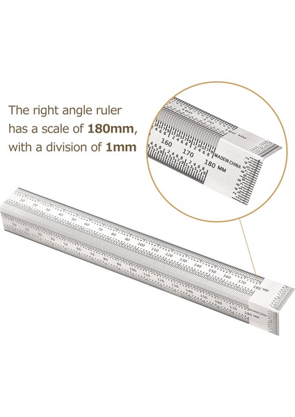 300MM Yüksek Hassasiyetli Ölçekli Cetvel Paslanmaz Ağaç Işleme Kazıma Işareti Çizgi Ölçer Marangoz Ölçme Aracı Işaretleme T Tipi Delik Cetvel (Yurt Dışından) fırsatları
