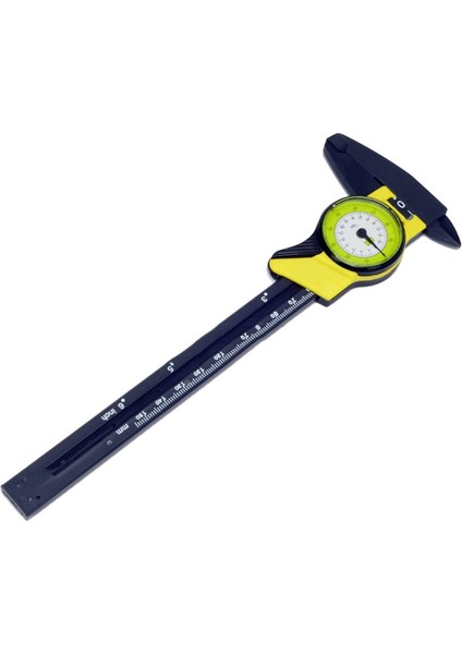 A3 Sıcak Satış 1 Adet 0-150 mm Metrik Inç Plastik Saat Kartı Izle Plastik Kumpas (Yurt Dışından) indirimleri