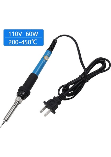 110V-US Plug 60W Elektrikli Havya 220V/110V Ayarlanabilir Sıcaklık Havya Standı Rework Istasyonu Isı Kalem Kaynak Onarım Araçları (Yurt Dışından)