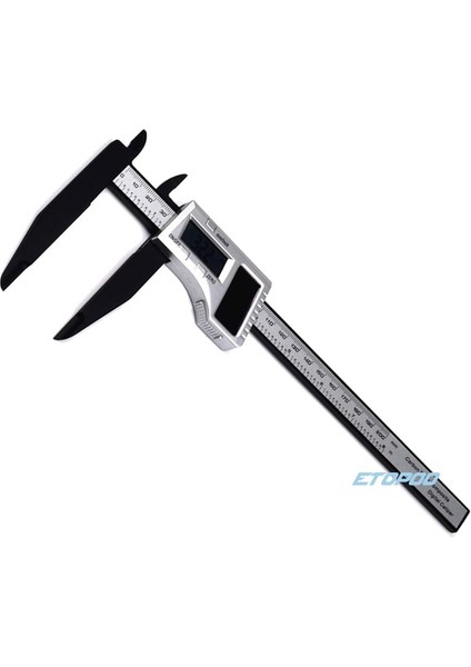 200MM 200MM 8 Inç Uzun Çene Fiber Güneş Dijital Kumpas Güneş Sürmeli Kumpas 150MM Cetvel Mikrometre Ölçer On/off Road Ep Gp Rc Araba (Yurt Dışından)