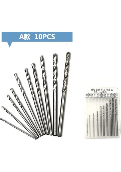 1.0-3.0MM50 Adet 10/25/50 Adet Çok Fonksiyonlu Çelik Kobalt Mini Matkap Ucu Seti Spiral Vida Metrik Kompozit Dokunun Matkap Ucu Dokunun Büküm Matkap Ucu Seti (Yurt Dışından)