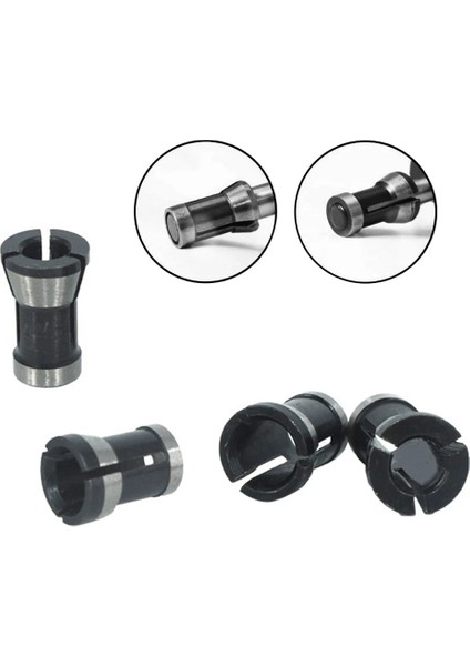 B 1 Adet 3 Adet Yüksek Hassasiyetli Şaft Freze Kesicisi Collet Chuck Elektrikli Ağaç Işleme Düzeltici Ahşap Yönlendirici Oyma Makinesi 6 8 6.35 (Yurt Dışından) indirimleri