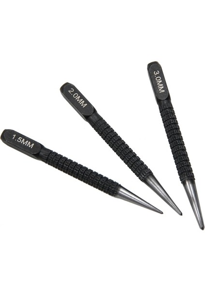 3pcs Rulman Çelik Kaymaz Otomatik Merkez Punch Seti Dıy Işaretleme Aracı Metal 367D (Yurt Dışından)
