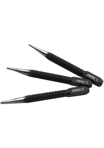 3pcs Rulman Çelik Kaymaz Otomatik Merkez Punch Seti Dıy Işaretleme Aracı Metal 367D (Yurt Dışından) indirimleri