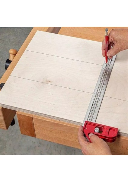 B-12 Inç Ağaç Işleme Aleti Ayarlanabilir Sürgülü Cetvel Kombinasyonu Kare Dıy Ev Marangoz Makinistleri Sağ Açı Üçgen 6/12/18 Inç (Yurt Dışından) indirimleri