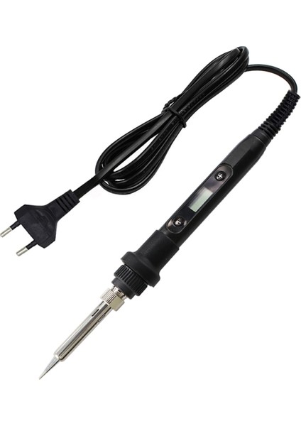 Siyah Set-2 110V Abd Tak Yeni 80W Ayarlanabilir Sıcaklık Havya 220V 110V Dijital Ekranlı Ev Elektronik Kaynak Aracı (Yurt Dışından)