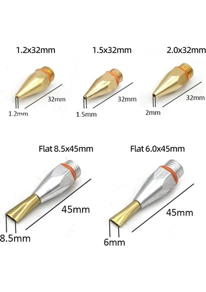 1.8X55MM 1.5X70MM 1.8X55MM Sıcak Tutkal Tabancası Bakır Uzun Meme Büyük ve Küçük Çaplı Meme 1mm Meme Meme Anahtarı Ile, 1 Adet/grup (Yurt Dışından) fırsatları