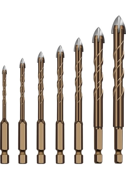 8mm X37E Malzemeler Doğrudan Kuru Delinebilir Altıgen Şaftlı Matkap Ucu Aracı (Yurt Dışından)
