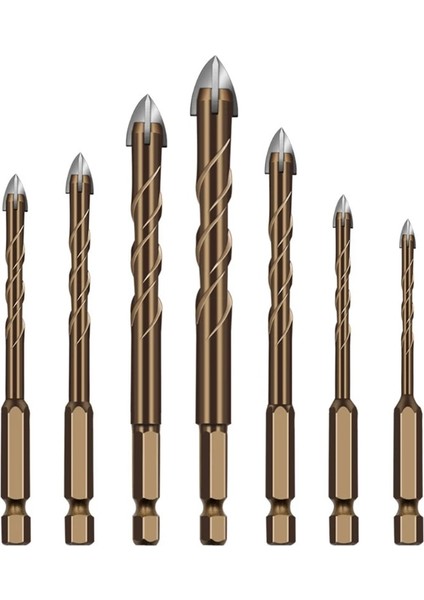 8mm X37E Malzemeler Doğrudan Kuru Delinebilir Altıgen Şaftlı Matkap Ucu Aracı (Yurt Dışından)