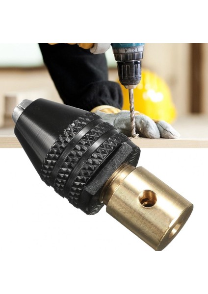 Stil 1 0.3-3.5mm Elektrikli Matkap Chuck Bit Aracı Üç Çene Kafa Pirinç Kuyruk Mini Adaptör Ağaç Işleme Için Evrensel Yeni Matkap Chuck Seti (Yurt Dışından)