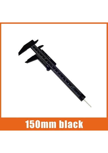 150MM Siyah Dijital Kumpas 6 Inç Elektronik Sürmeli Kumpas 100MM Kaliper Mikrometre Dijital Cetvel Ölçme Aracı 150MM 0.1mm (Yurt Dışından)