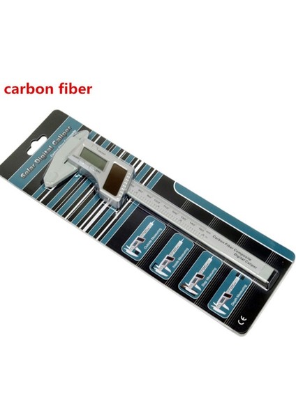 Karbon Fiber 0.1mm Yüksek Kalite 150MM 0.01MM Paslanmaz Çelik Güneş Dijital Kumpas Güneş Enerjisi Karbon Fiber Elektronik Sürmeli Ölçer Mikrometre (Yurt Dışından)