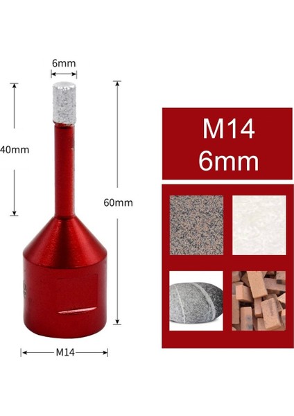 28MM Yuvarlak 6MM-68MM Kuru Elmas Matkap Ucu M14 Kuru Elmas Matkap Uçları Açı Öğütücü Porselen Granit Karo Cam Seramik Testere Matkap Ucu (Yurt Dışından) fiyatları