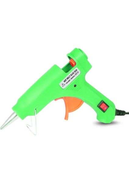 Yeşil 20W, Ab 20W Mini Sıcak Tutkal Tabancası, Noel El Sanatları Için Hızlı Ön Isıtma Tutkal Tabancası Okul Dıy Sanatlar Ev Hızlı Onarım, 7mm Tutkal Çubukları Kullanın (Yurt Dışından)
