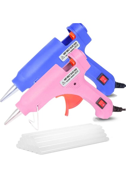 Yeşil 20W, Ab 20W Mini Sıcak Tutkal Tabancası, Noel El Sanatları Için Hızlı Ön Isıtma Tutkal Tabancası Okul Dıy Sanatlar Ev Hızlı Onarım, 7mm Tutkal Çubukları Kullanın (Yurt Dışından)