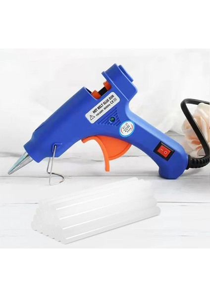 Yeşil 20W, Ab 20W Mini Sıcak Tutkal Tabancası, Noel El Sanatları Için Hızlı Ön Isıtma Tutkal Tabancası Okul Dıy Sanatlar Ev Hızlı Onarım, 7mm Tutkal Çubukları Kullanın (Yurt Dışından)